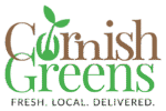 Cornish Greens logo – sprouting seed in the letter O